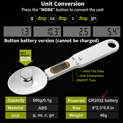 La Cuisine Royal™ Digital Spoon Scale